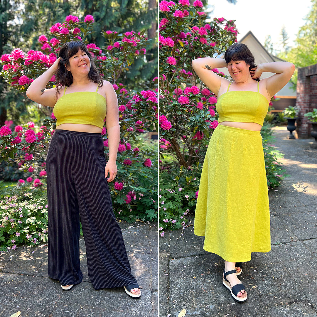 Lockhart Skirt and Pants Hack Sewing Tutorial - Helen's Closet Patterns Blog