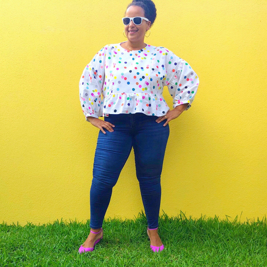 The March Top Sewing Pattern from Helen's Closet, made by Flavia (@flav_made_this)