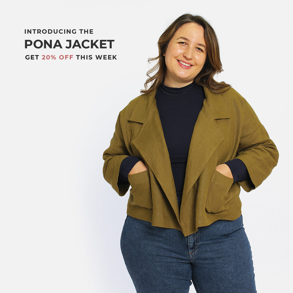 Pona Jacket Sewing Pattern by Helen's Closet