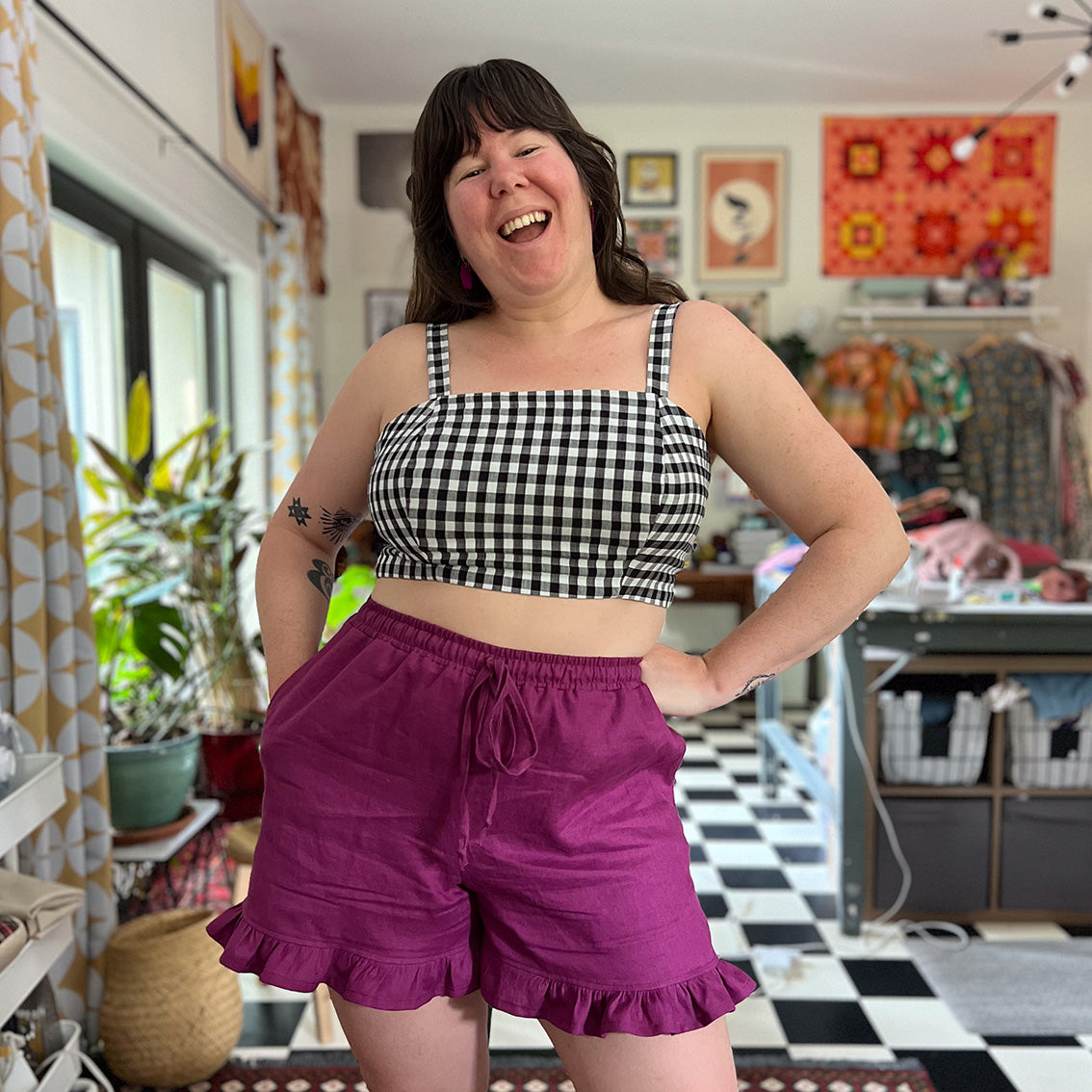 How to Sew and Topstitch an Elastic Waistband – Helen's Closet Patterns