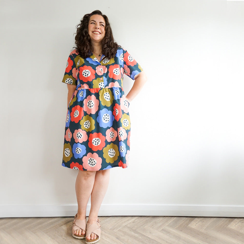 Gilbert Top Dress Hack by Samantha from Purple Sewing Cloud