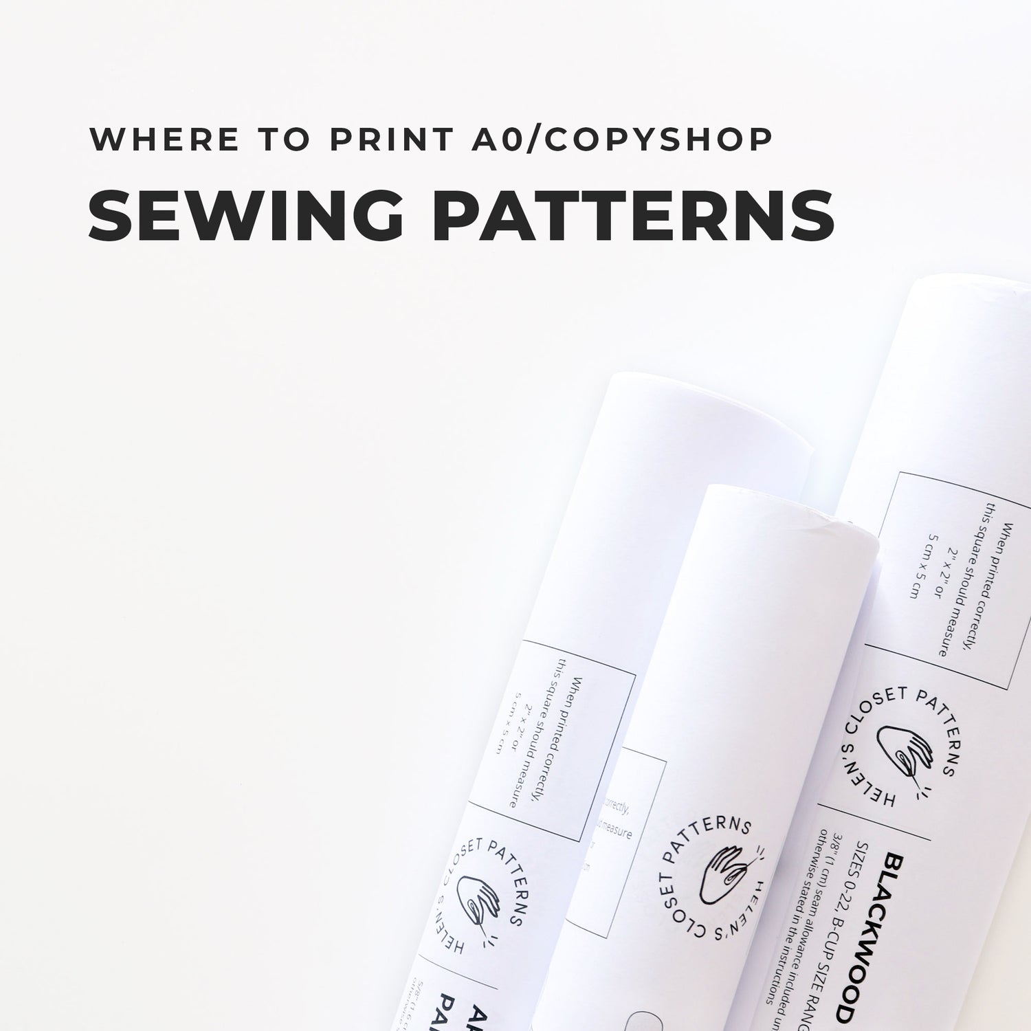 Where to print large format sewing patterns - Helen's Closet Blog