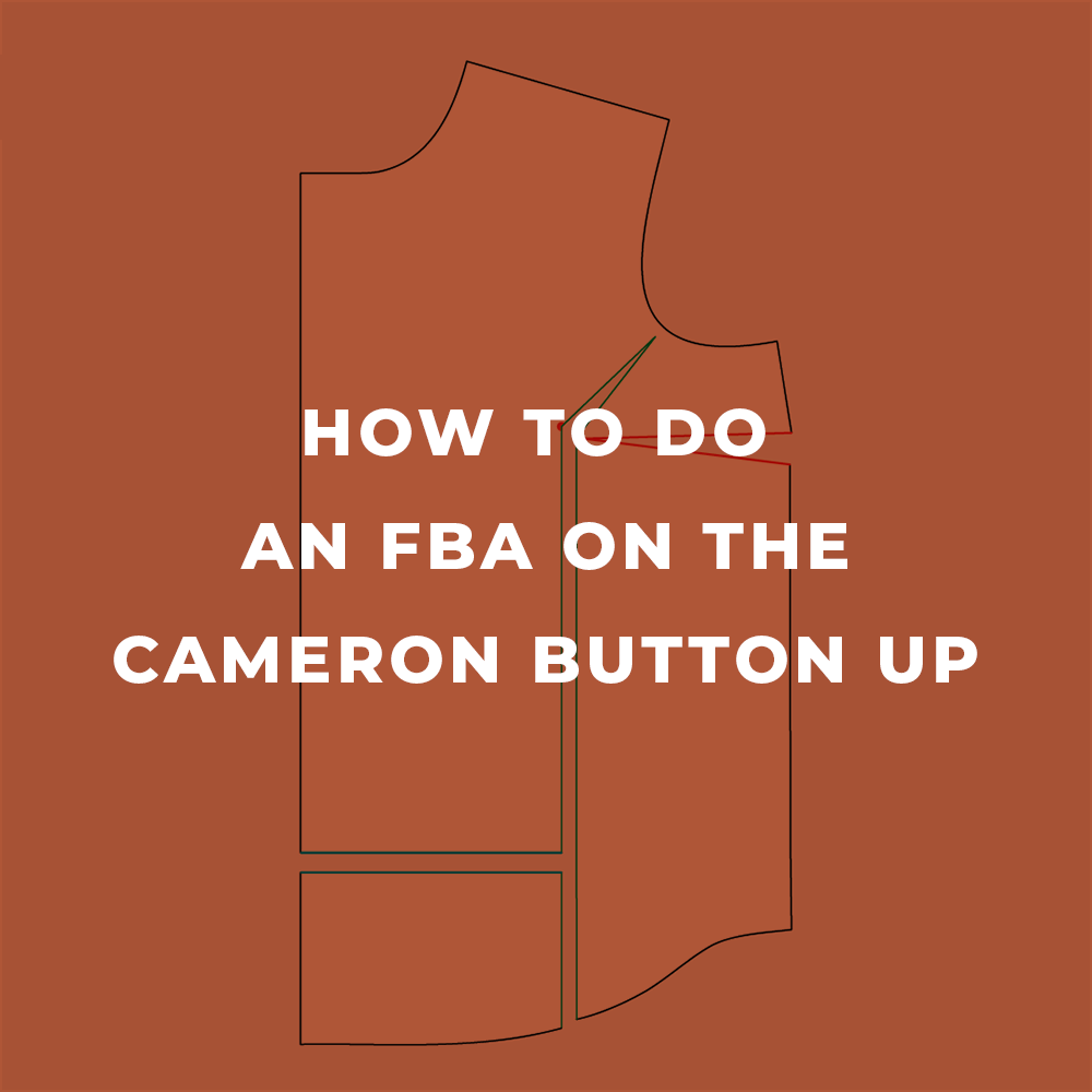 How to Add a Dart to the Cameron Button Up Shirt - Helen's Closet Blog