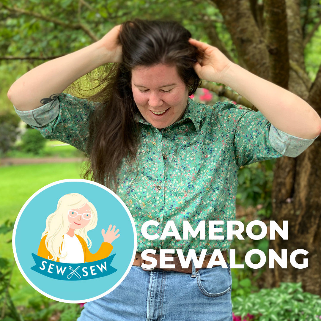 Cameron Button Up Sewalong with Saremy of Sew Sew Live - Helen's Closet Blog