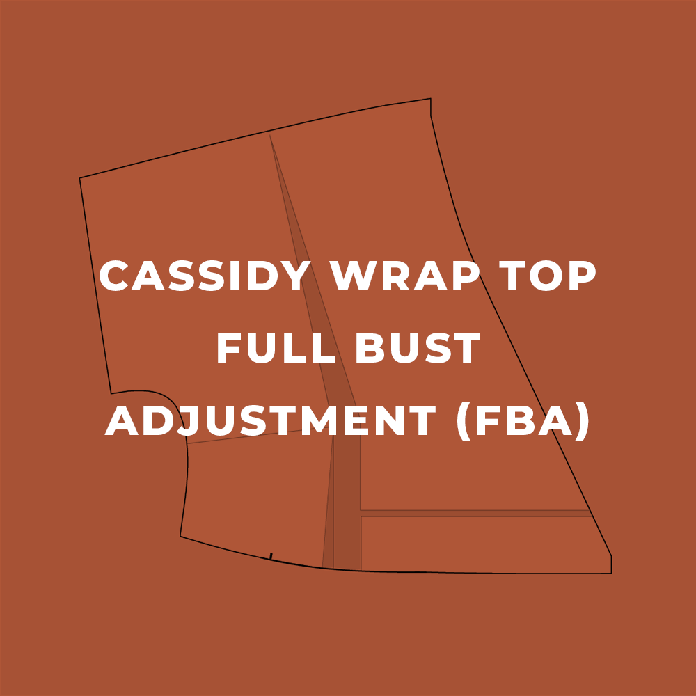 How to do a Full Bust Adjustment (FBA) on the Cassidy Wrap Top