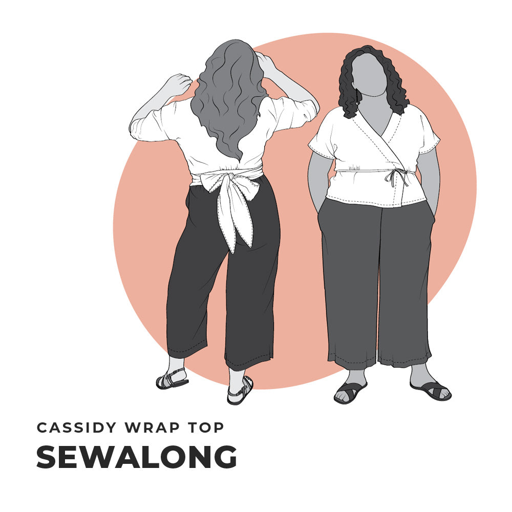 Cassidy Wrap Top Sewalong Video - Helen's Closet Patterns Blog