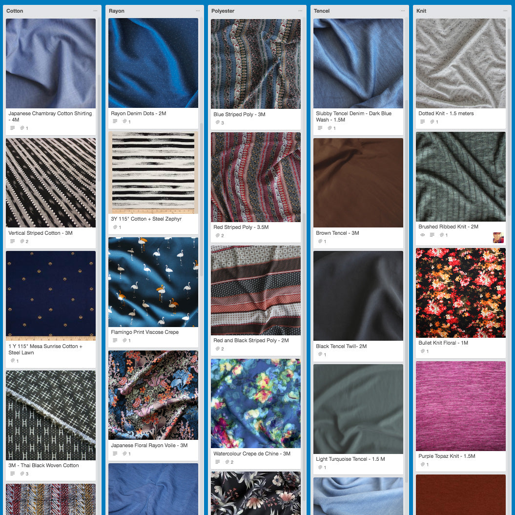 Trello Fabric Stash