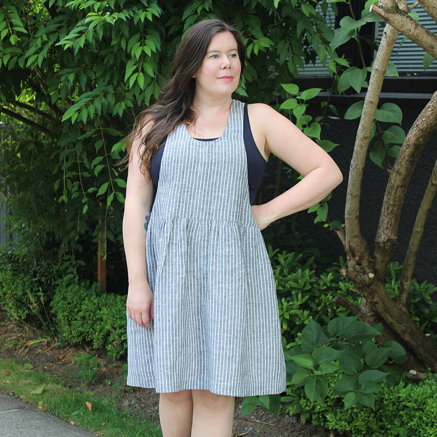 York Pinafore Hack: Gathered Waist