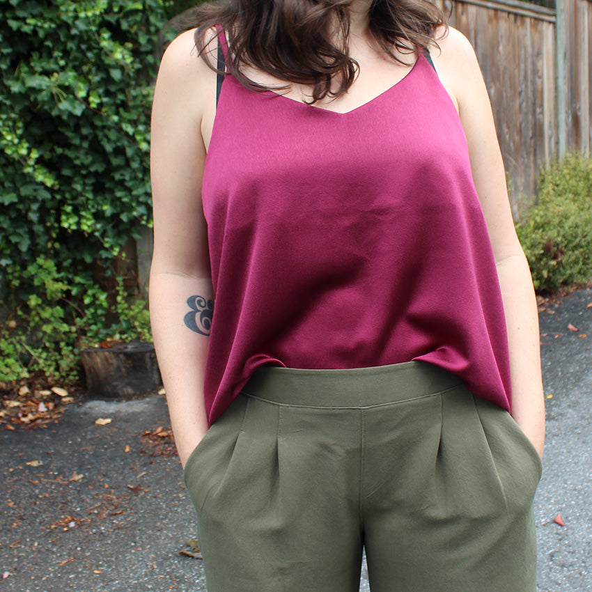 True Bias Ogden Tank and Emerson Crop Pants by Helens Closet