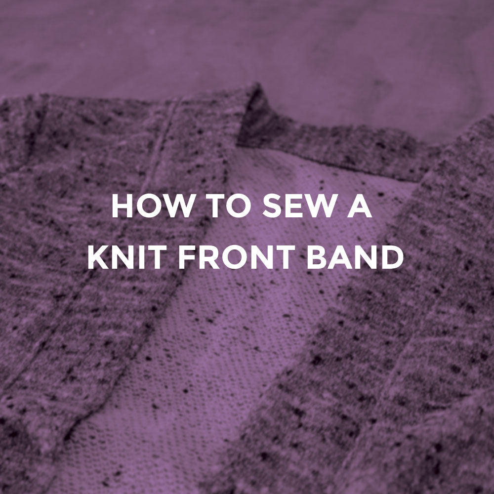 Sewing a front band