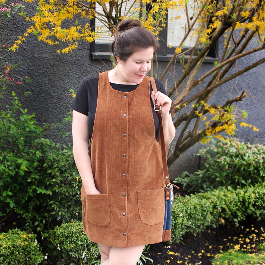 Snap Front York Pinafore Hack