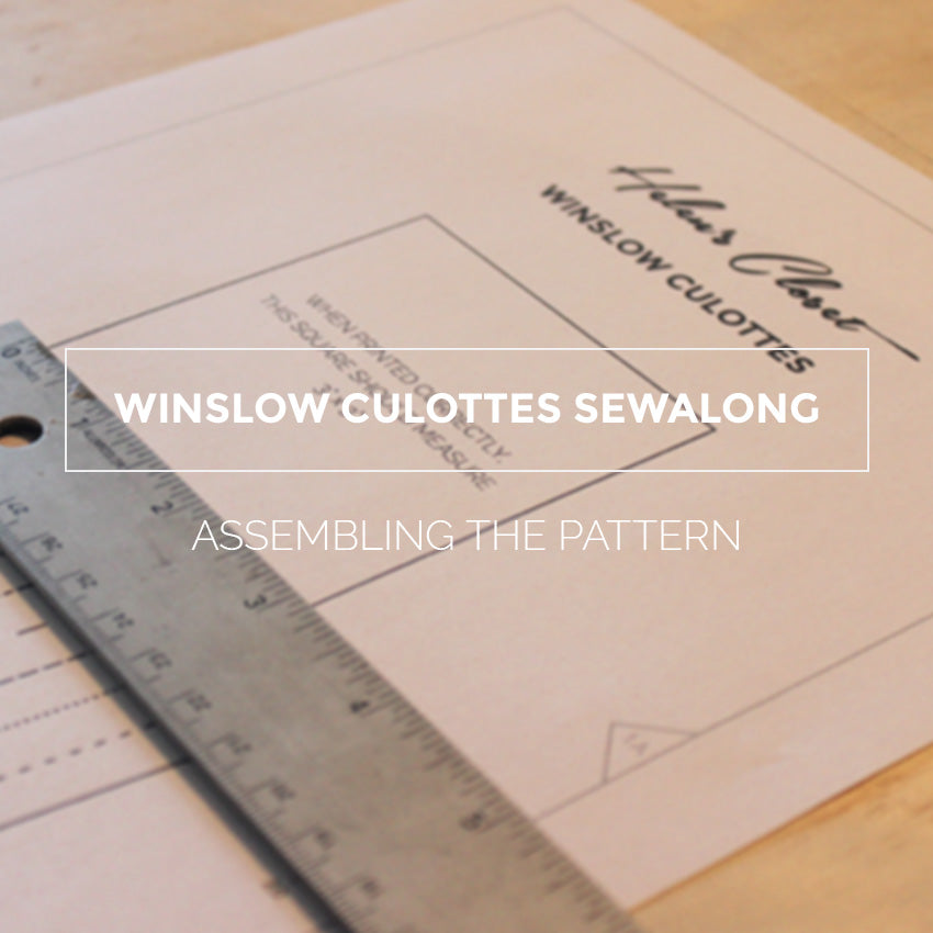 Winslow Culottes Sewalong