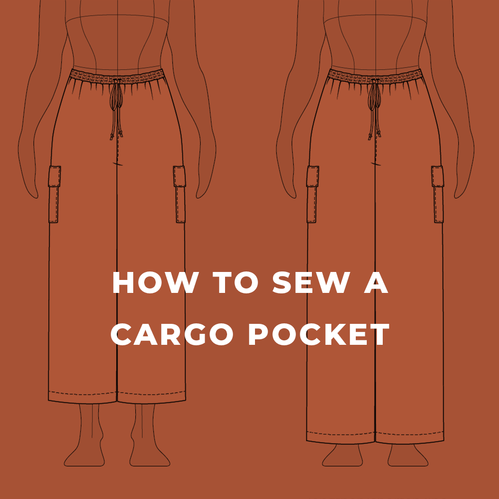 How to sew a cargo pants pocket - Helen's Closet Patterns Blog