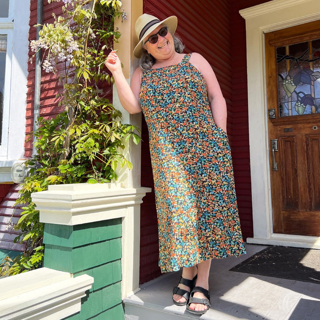 Laurie's Rayon Reynolds Dress - Helen's Closet Patterns Blog