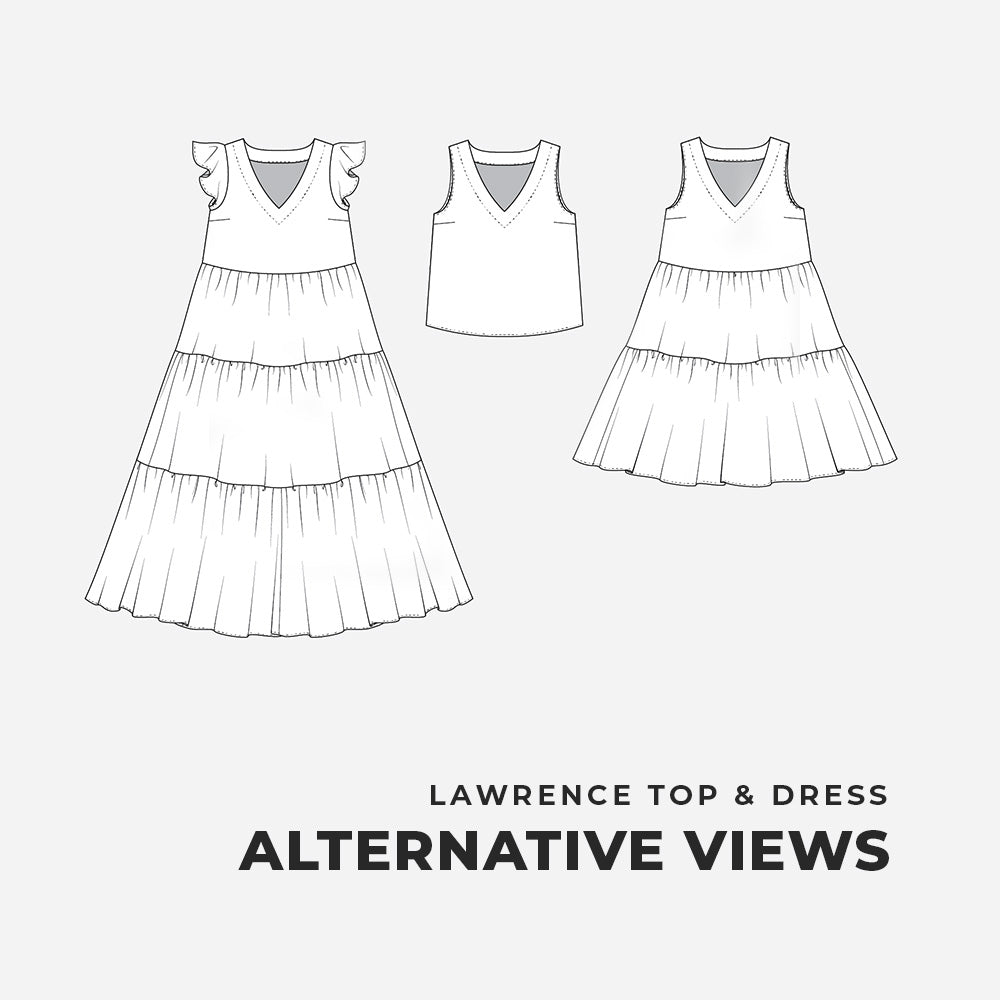 Lawrence Top and Dress Alternative Views - Helen's Closet Patterns Blog