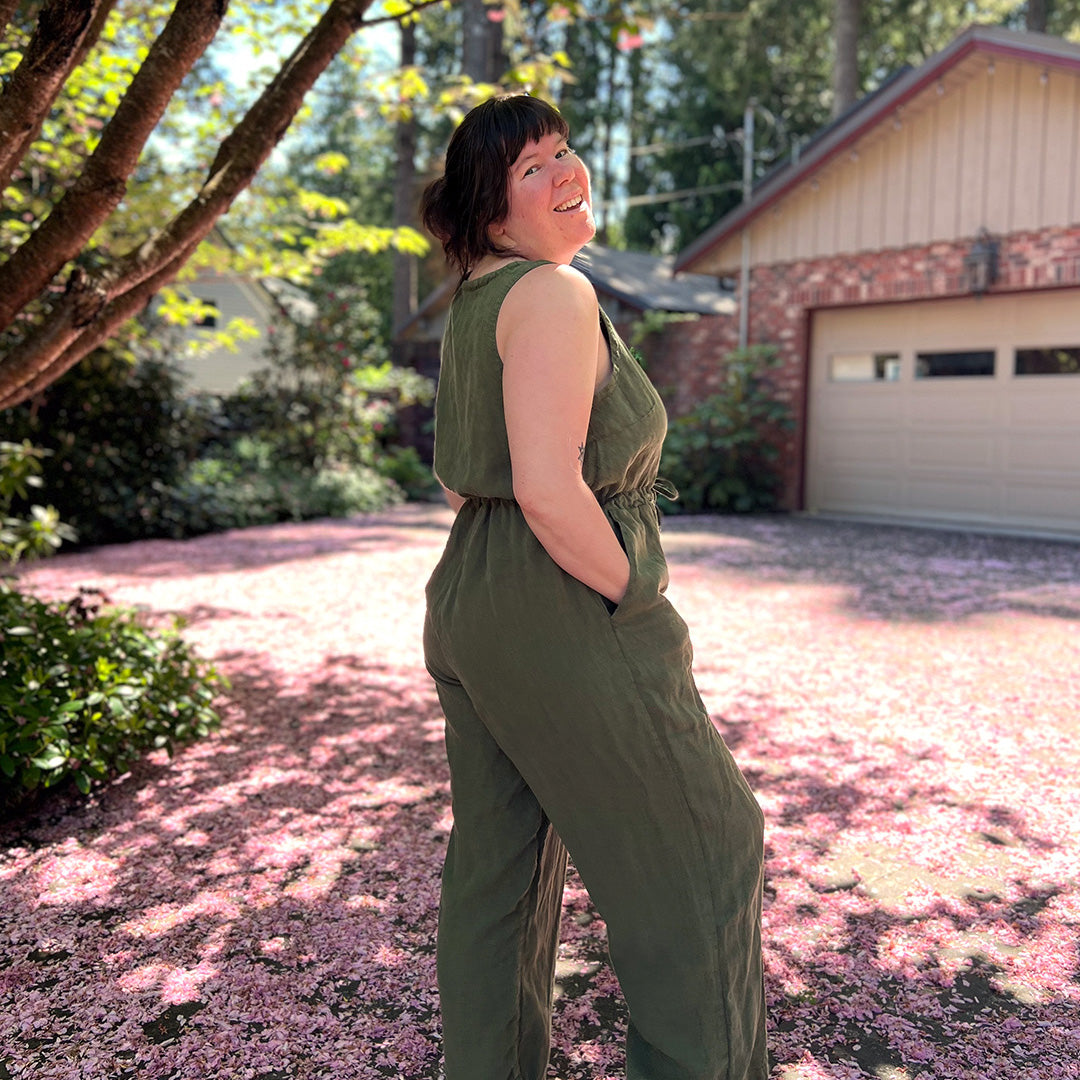Linen Lazo Jumpsuit
