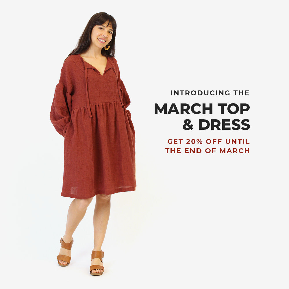 Helen's Closet March Top and Dress Sewing Pattern