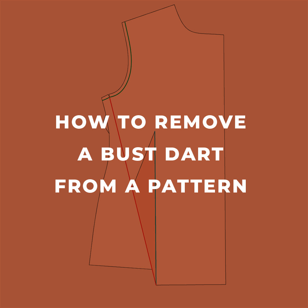 How to remove a bust dart tutorial - Helen's Closet Blog