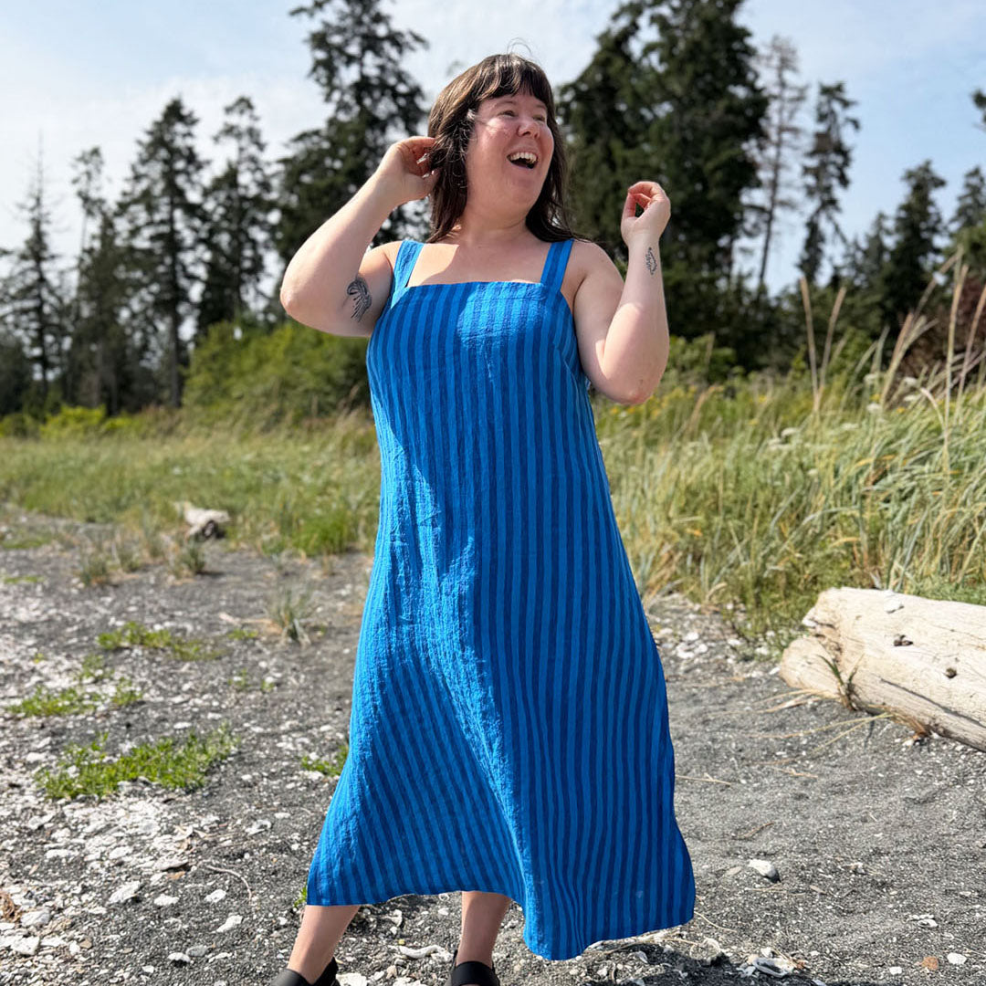sack dress Wholecloth: Improvised Worn Two Ways Pair with our stylish Batter Sun Hat 100% cotton Womens sizes XS Burlap Sack Dress Medium Woven