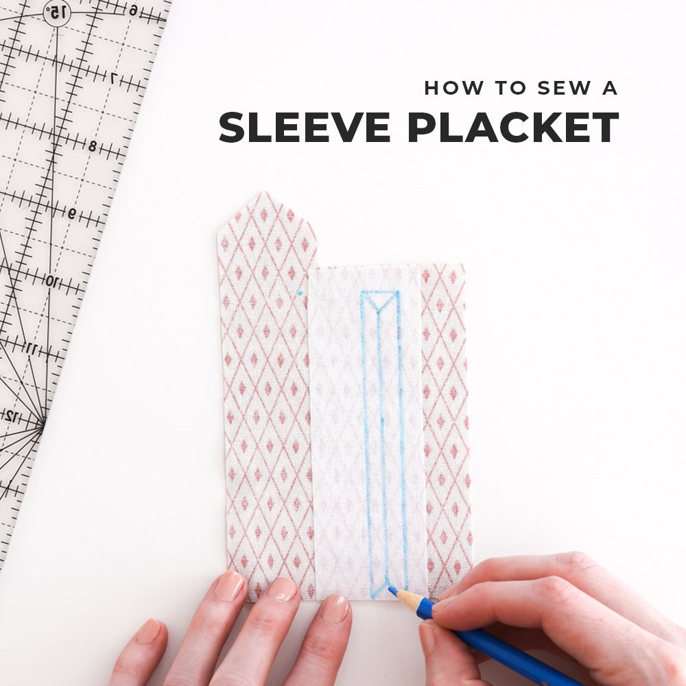 Sleeve Placket Tutorial (Cameron Button Up) - Helen's Closet Patterns Blog