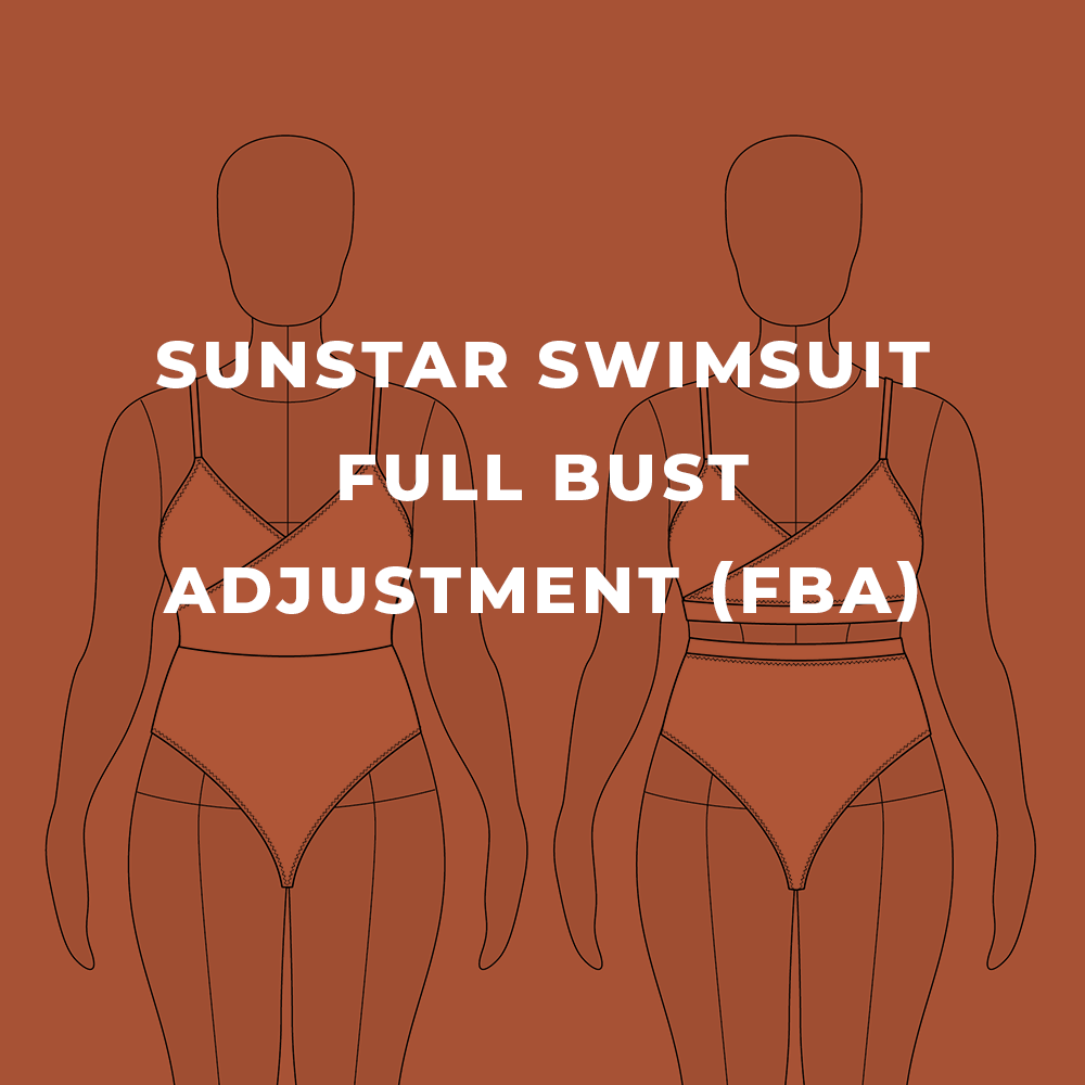 Sunstar Swimsuit Full Bust Adjustment Sewing Tutorial - Helen's Closet Patterns Blog