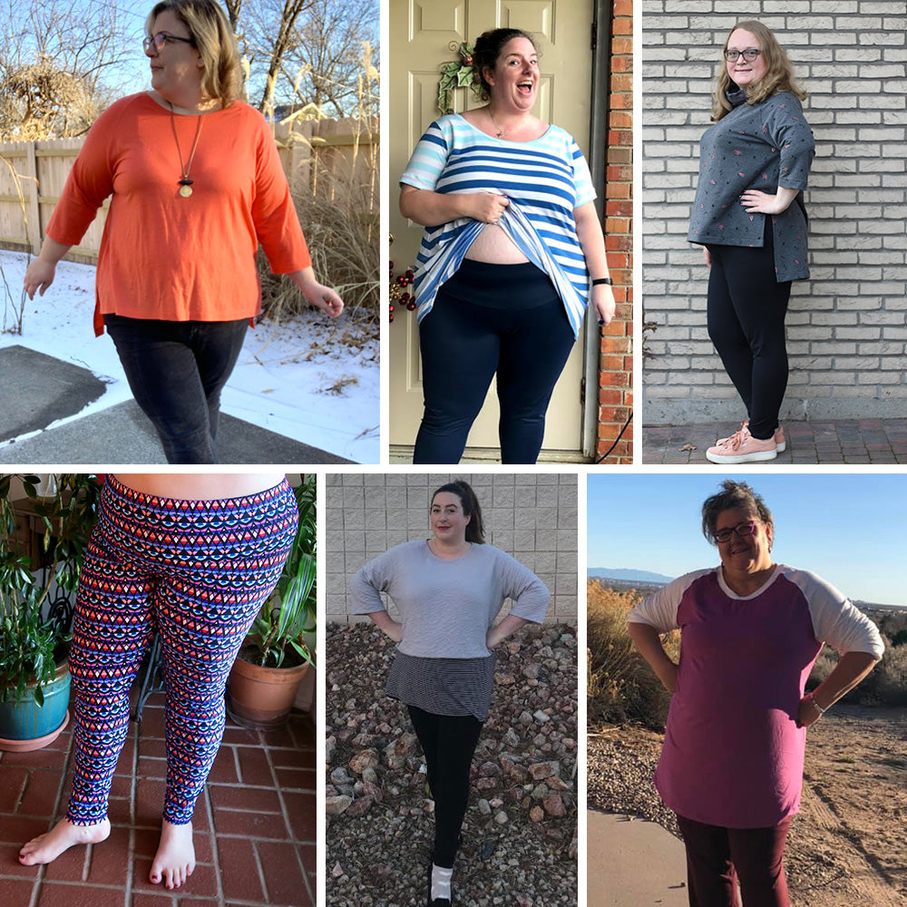 Avery Leggings and the Elliot Sweater Testers