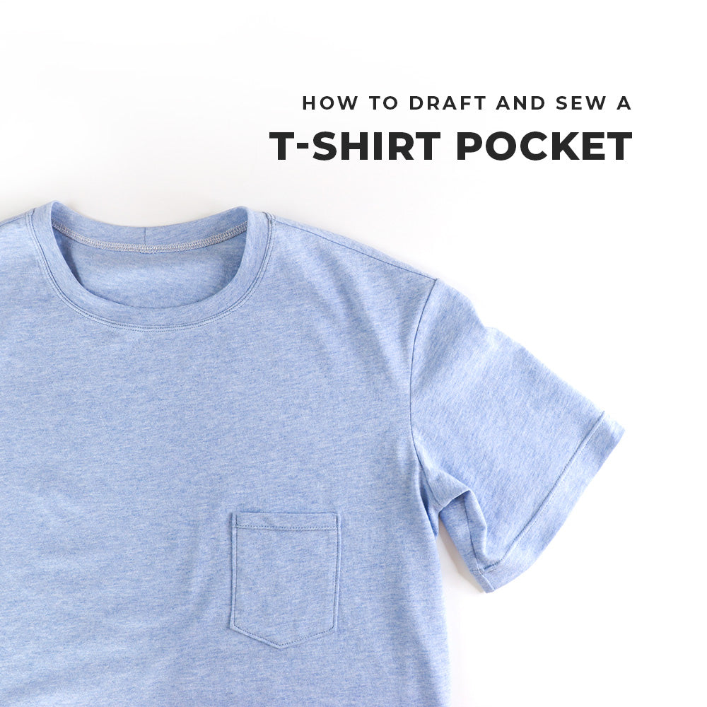 T shirt pocket tutorial - Helen's Closet Blog