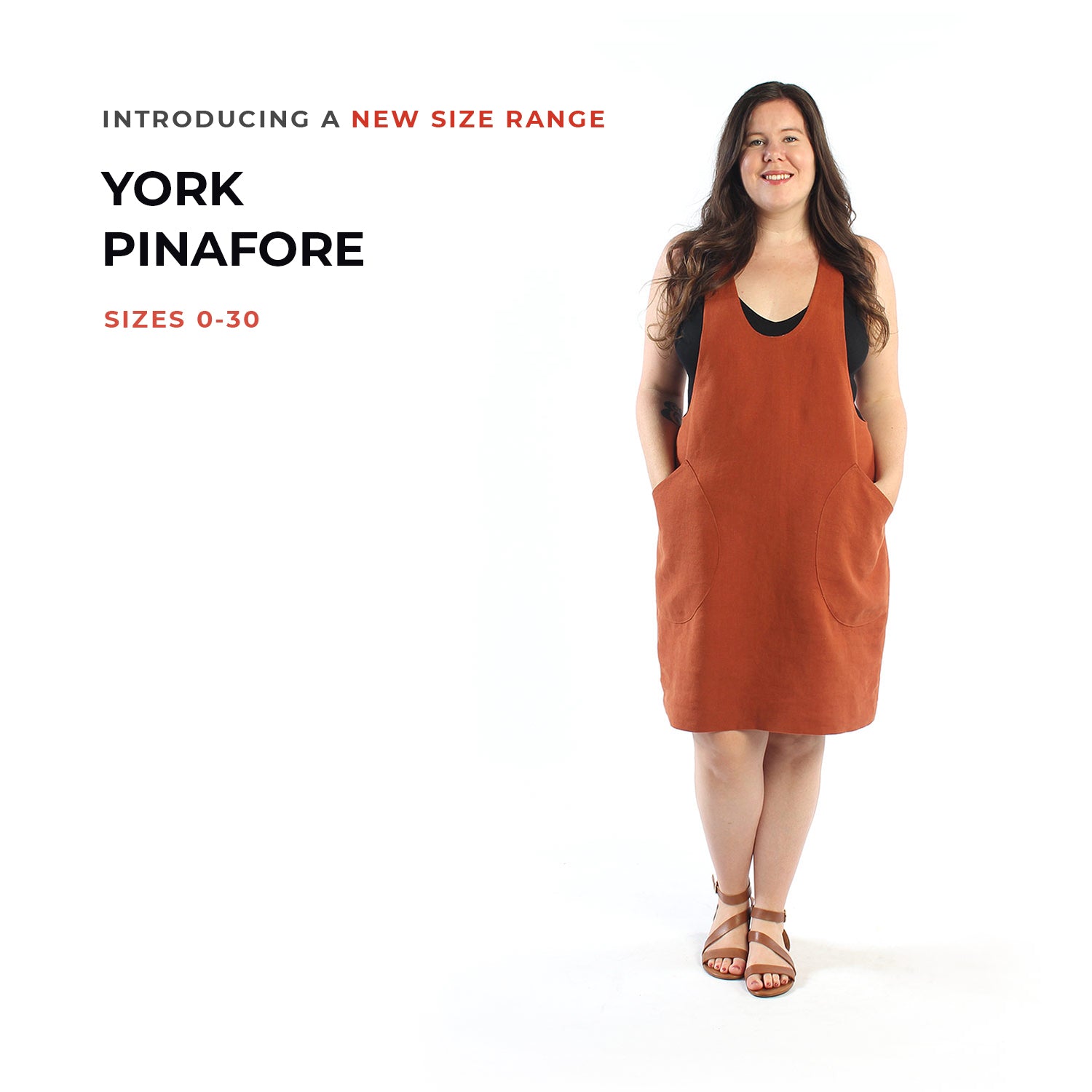 Introducing a NEW Size Range for the York Pinafore