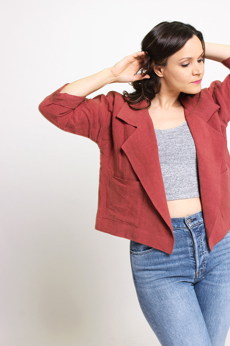 Pona Jacket Sewing Pattern by Helen&