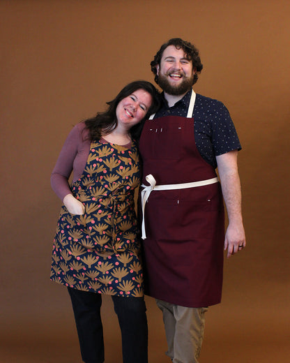 Introducing the Sam Apron, a free apron pattern from Helen&