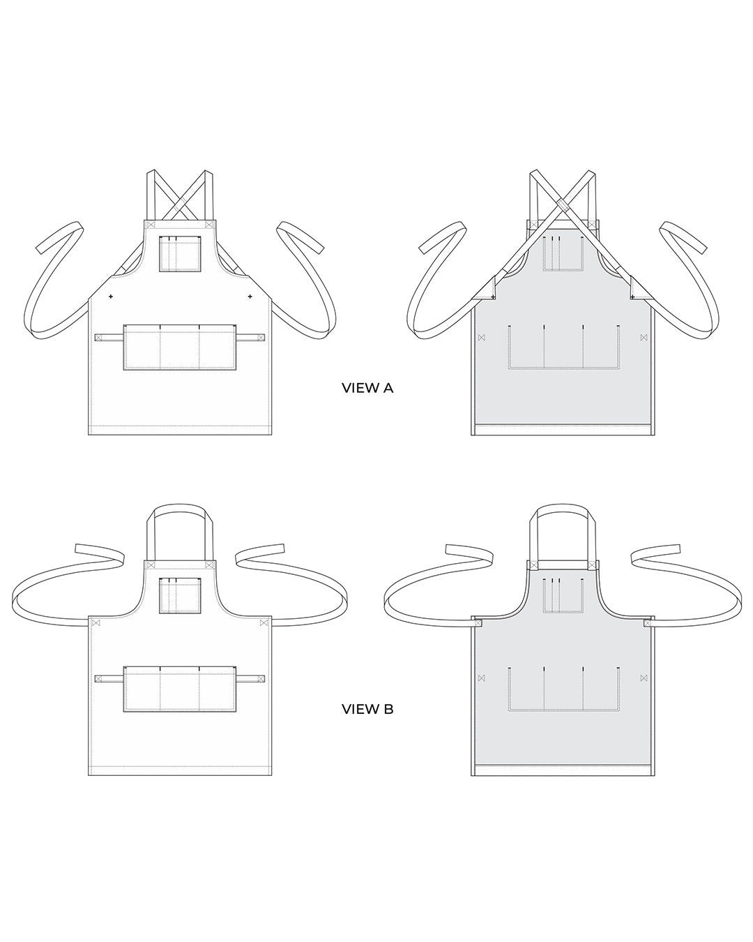 Sam Apron Free Sewing Pattern