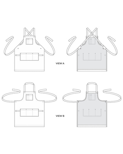 Sam Apron Free Sewing Pattern