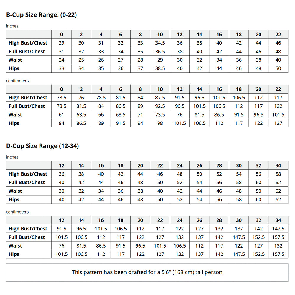 dawson top size range