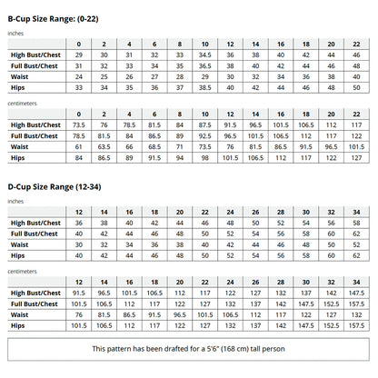 dawson top size range