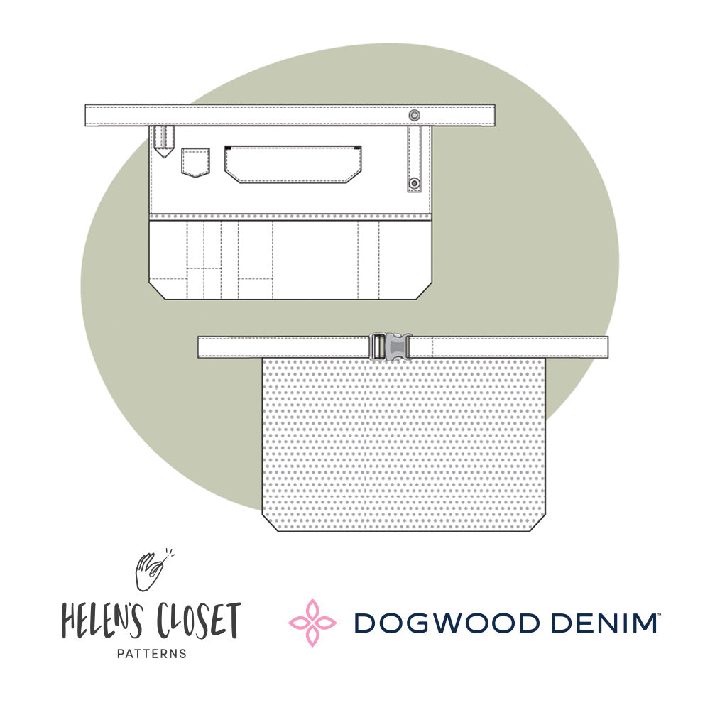 Dogwood Apron flat Illustration