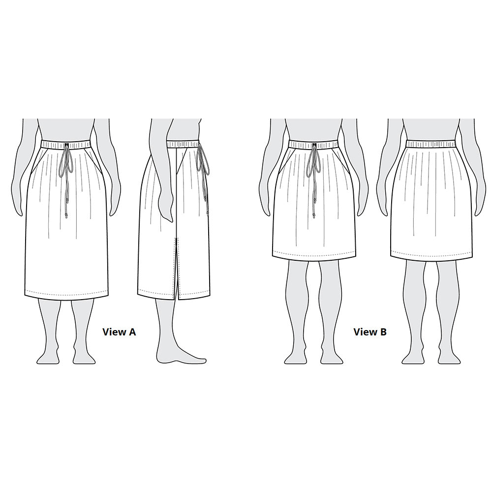 Donovan Skirt Flat Illustration