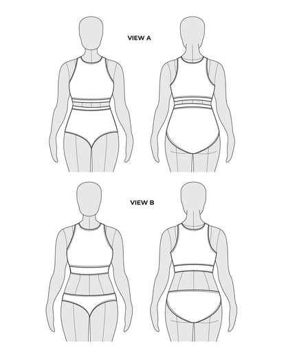 Sandpiper Swimsuit Sewing Pattern