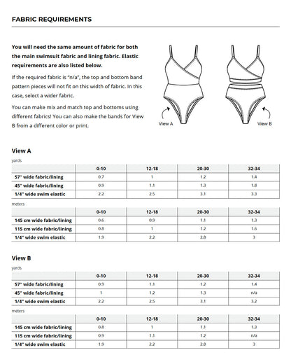 Sunstar Swimsuit Sewing Pattern Helens Closet