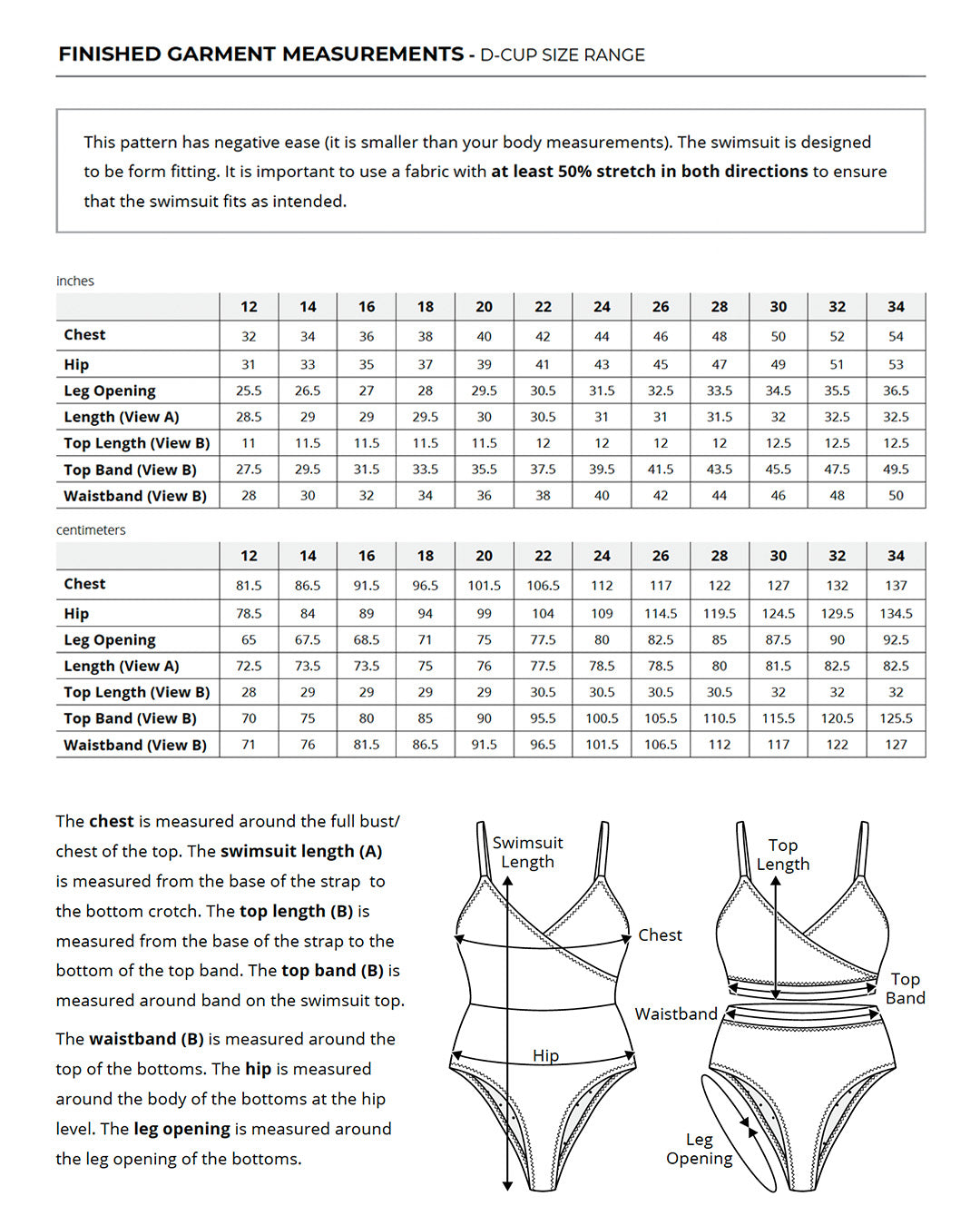 Sunstar Swimsuit Sewing Pattern Helens Closet