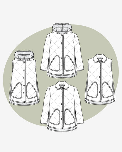 Collar and Hood Expansion Pack for the Wildwood Jacket and Vest