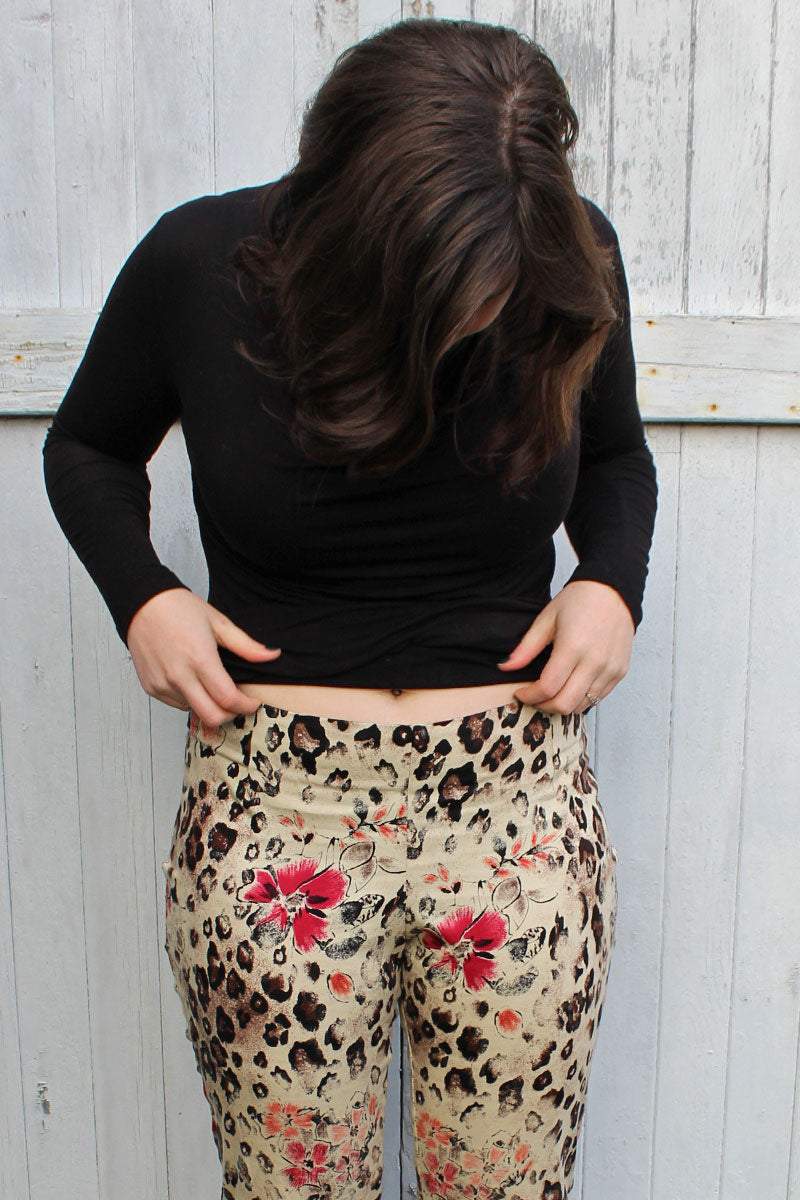 Floral Vintage Fabric Ultimate Trousers