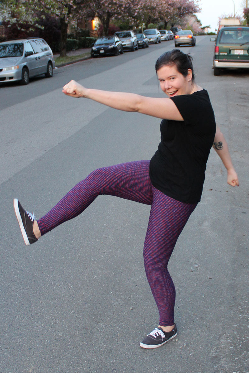 DIY Patterned Leggings/Yoga Pants