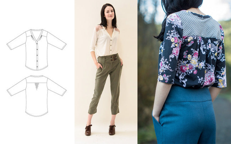 Thread Theory Designs 09 Camas Blouse Downloadable Pattern