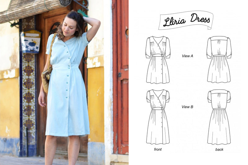 Indie, Darling Best Wrap Dress Patterns » Helen's Closet Patterns