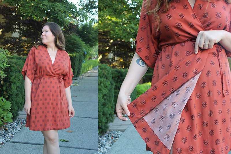 DIY Faux Wrap Dress – Review of the Reggie Dress by Seamwork — Sew DIY