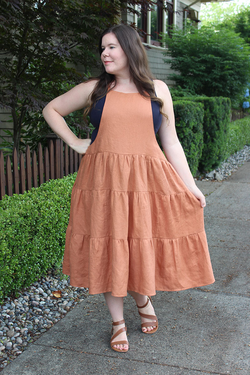 Layered gathered skirt sale