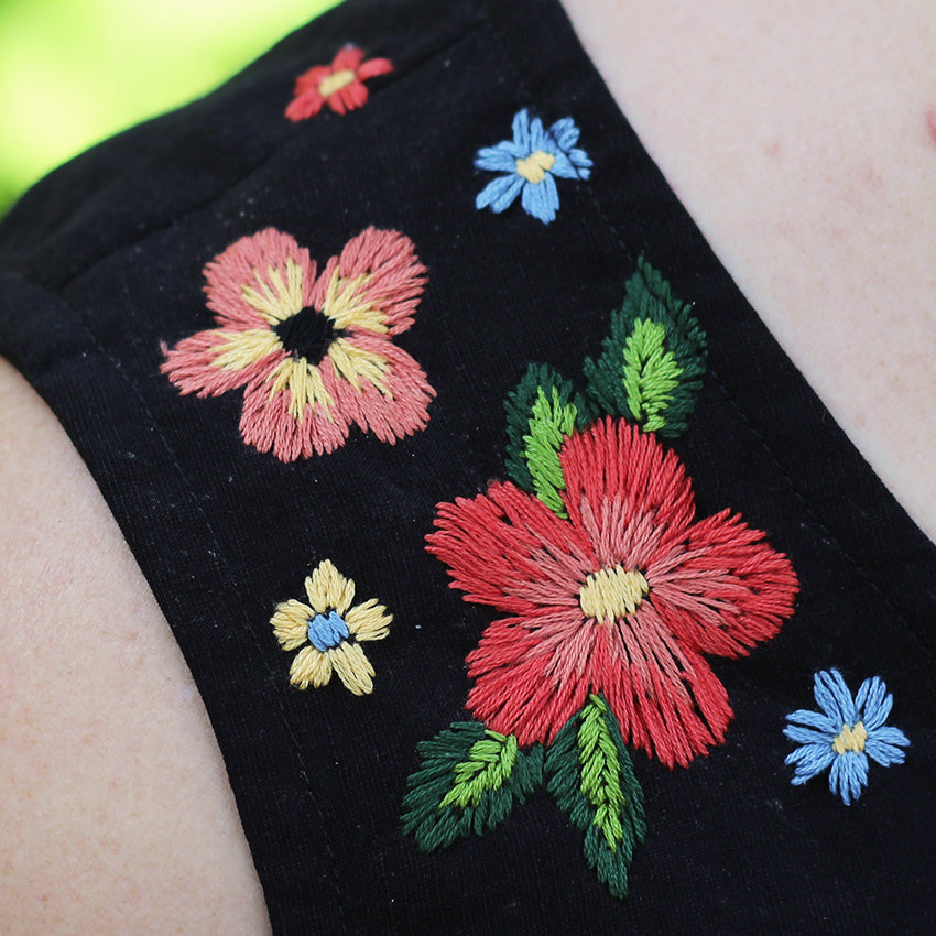 16 Flower Embroidery Patterns [4 That Are Free!] - Crewel Ghoul