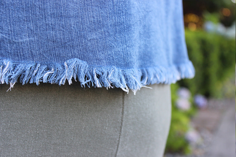 DIY: How To Fray Hem Denim 