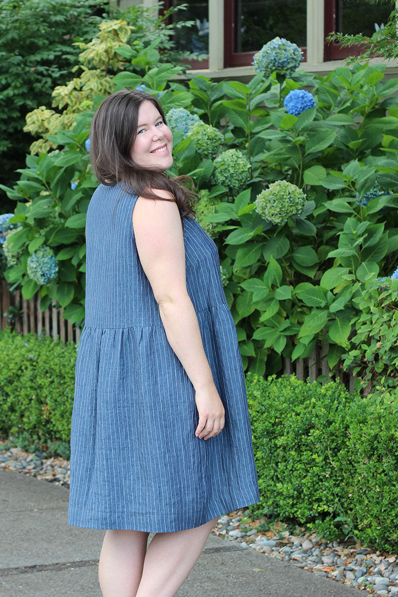 Gathered Front Maternity Dress Hack, Sewing Tutorial 