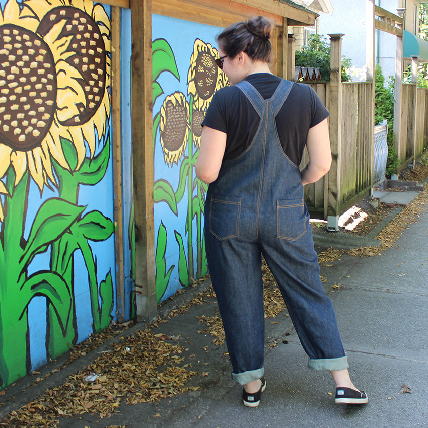 Yanta in Denim » Denim Overalls Pattern from Helen's Closet Patterns